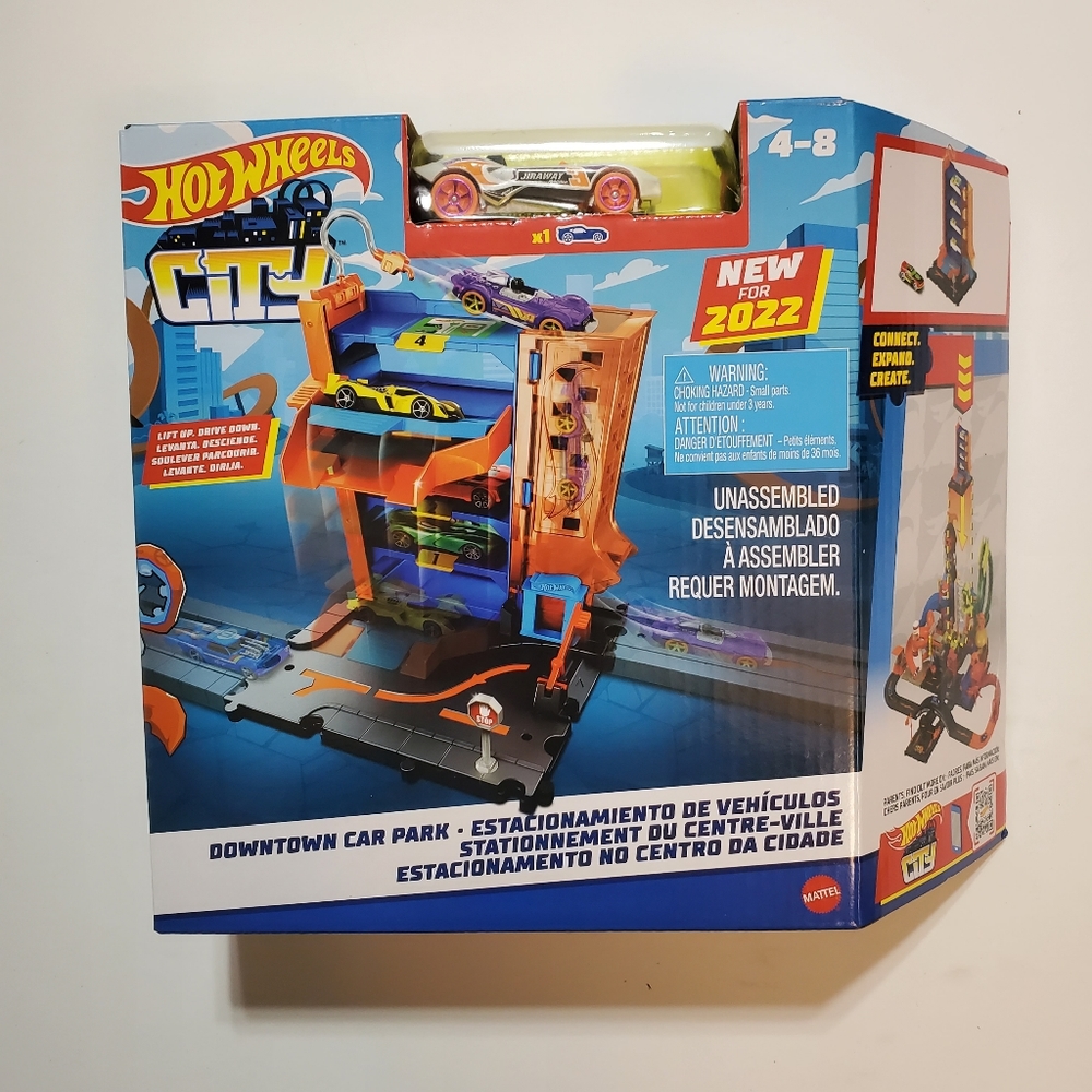 Hot Wheels City Downtown Express Car Wash Playset